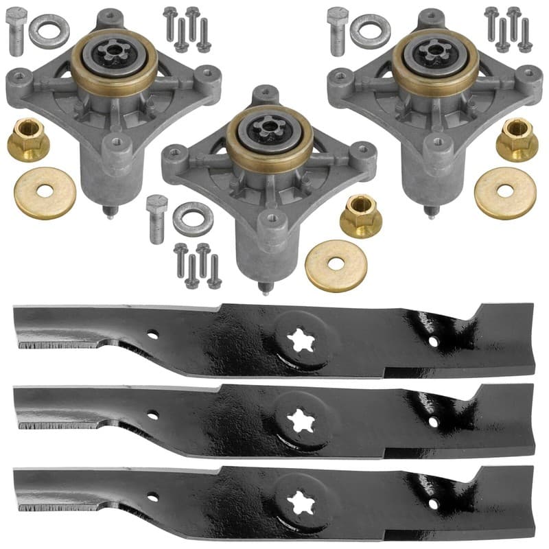 48" Deck Spindle Blade Pulley Rebuild Kit for Husqvarna YTH1848XPT 48" Deck