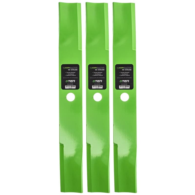 LawnRAZOR Mower Blade Set for John Deere AM100538 M141785 M87622 High Lift