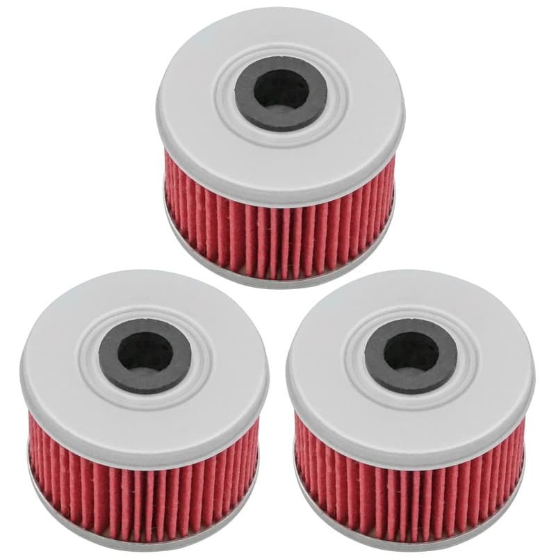 3 Pack Oil Filter for Honda 300 Ex TRX300EX TRX300X Fourtrax Sportrax 1993-2009