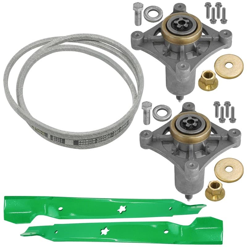 42" Deck Spindle Blade Belt Rebuild Kit For Husqvarna YTA18542 YTA19K42 YTH2042