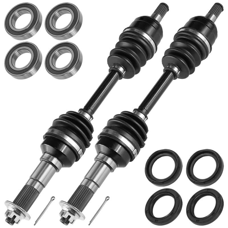 Front Left & Right CV Joint Axle For Yamaha Big Bear 350 YFM350FW 4X4 1997-1999