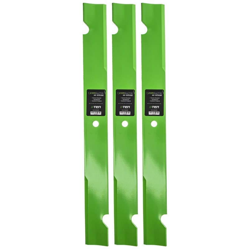 LawnRAZOR Notched High Lift Blade for Husqvarna BZ 7234 LZ 7227 3-Pack