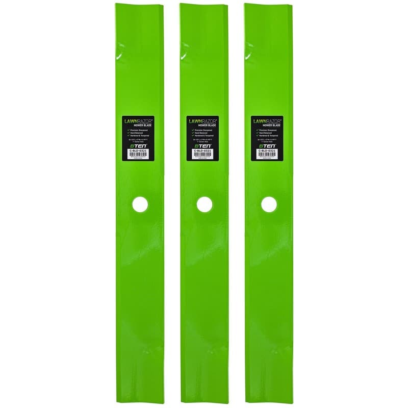 LawnRAZOR Blade For Exmark Lazer Z AS XP XS 72 Inch 103-6389-S Low Lift 3 Pack