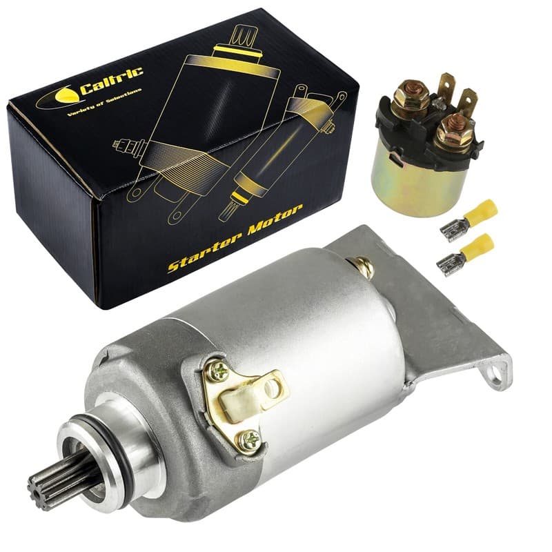 Starter and Relay Solenoid fits Kawasaki Bayou 185 KLF185A 1985 1986 1987 1988