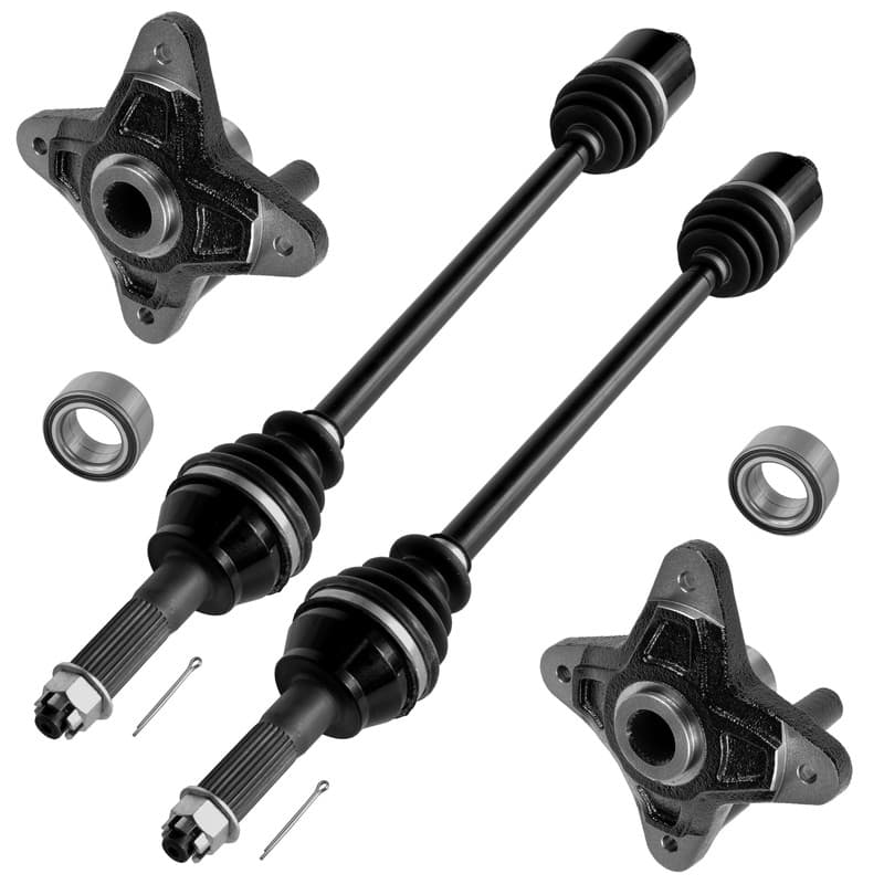 Rear Wheel Hub CV Joint Axle With Bearing For Polaris RZR XP 900 2011-2013