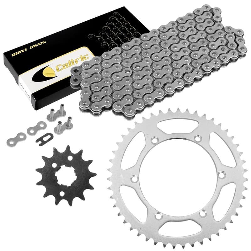 Drive Chain & Sprocket Kit for Kawasaki KDX200 1989-2006