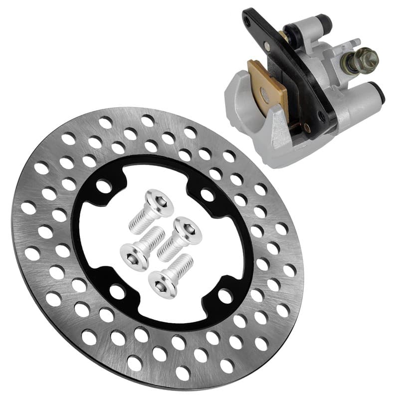 Front Brake Disc w/ Left Caliper fits Yamaha Grizzly 350 YFM350F 2007 2008-2014