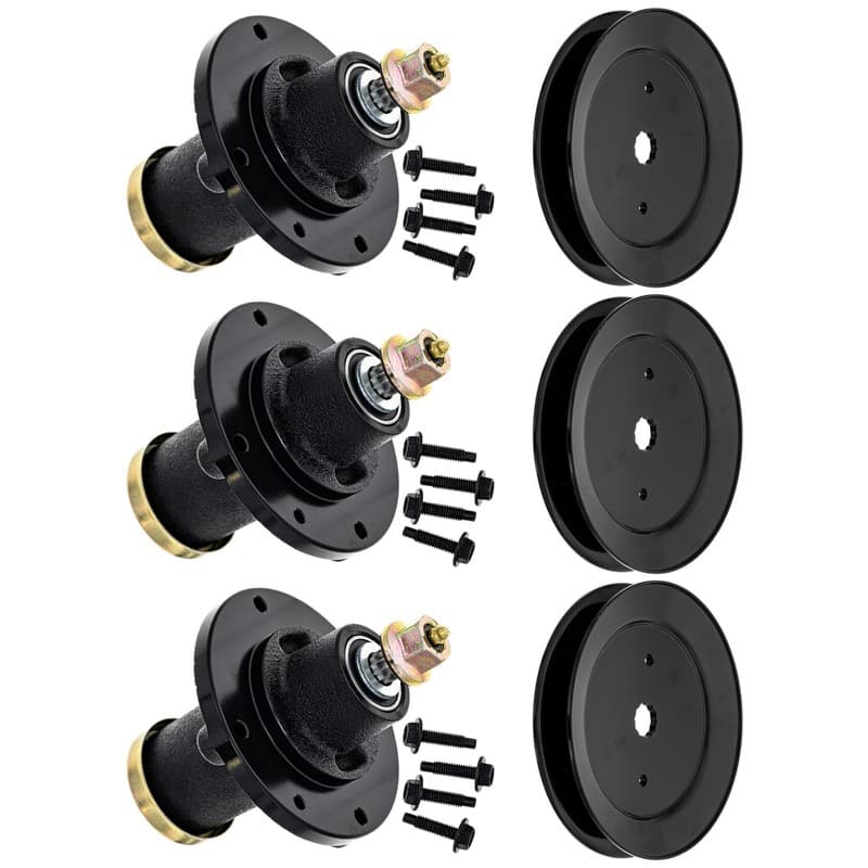 8TEN Spindle Kit for Husqvarna Z248F MZT52 TS354 48 52 54-Inch 539131898 3 Pack