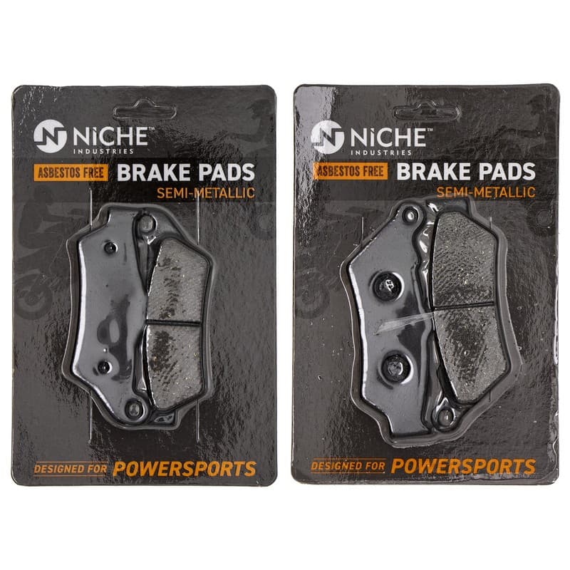 Brake Pad Set for Harley-Davidson Street Rod 500 750 Front Rear Semi-Metallic