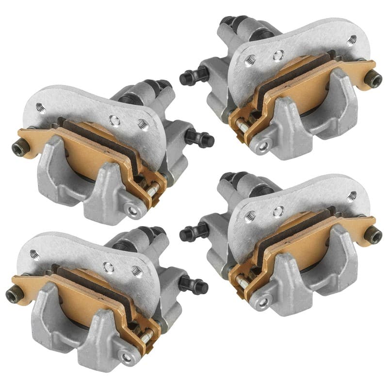 Front and Rear Left Right Brake Caliper for Yamaha Grizzly 550 YFM550 2009-2014