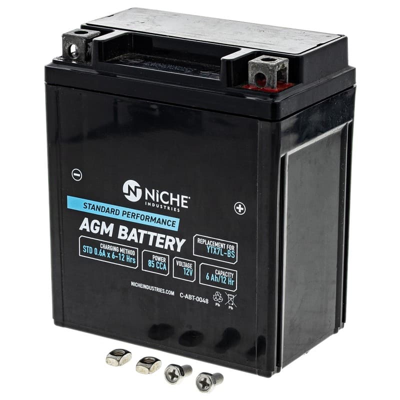 NICHE AGM Battery YTX7L for Honda SH150i Elite 110 Scooter