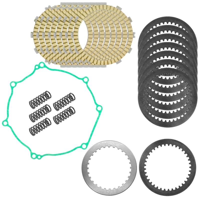 Clutch Friction Steel Plates Springs Gasket Kit for Kawasaki KX450F KX450 06-11