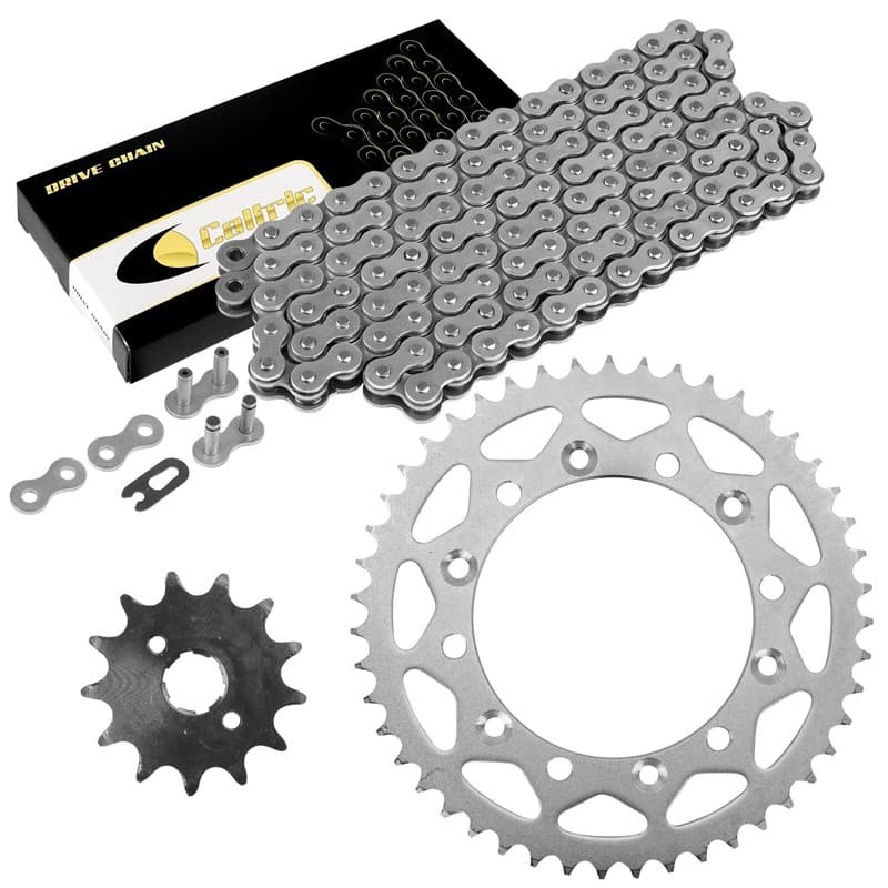 Drive Chain W/Front Rear Sprockets Kit for Honda XR200R 1986-2002