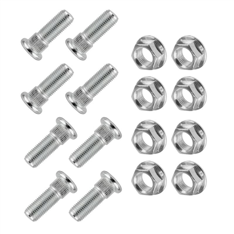 8PCS Wheel Nut And Stud for Polaris ATV UTV 7515513 7547211 7542459 3/8"-24