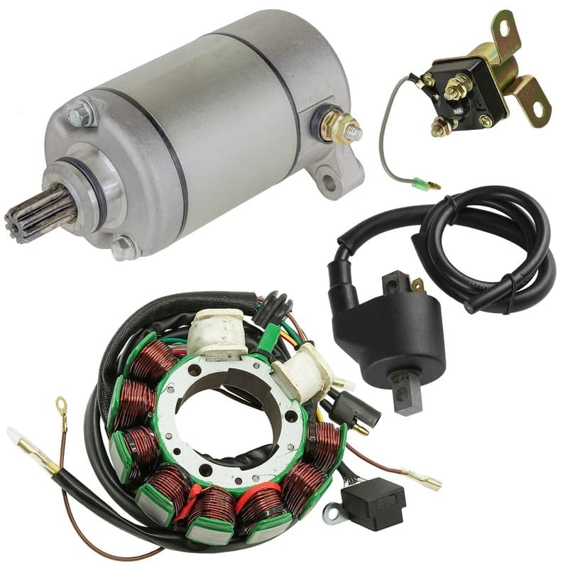 Stator for Polaris Scrambler 500 Starter Solenoid Ignition Coil 1997-2000 ATV