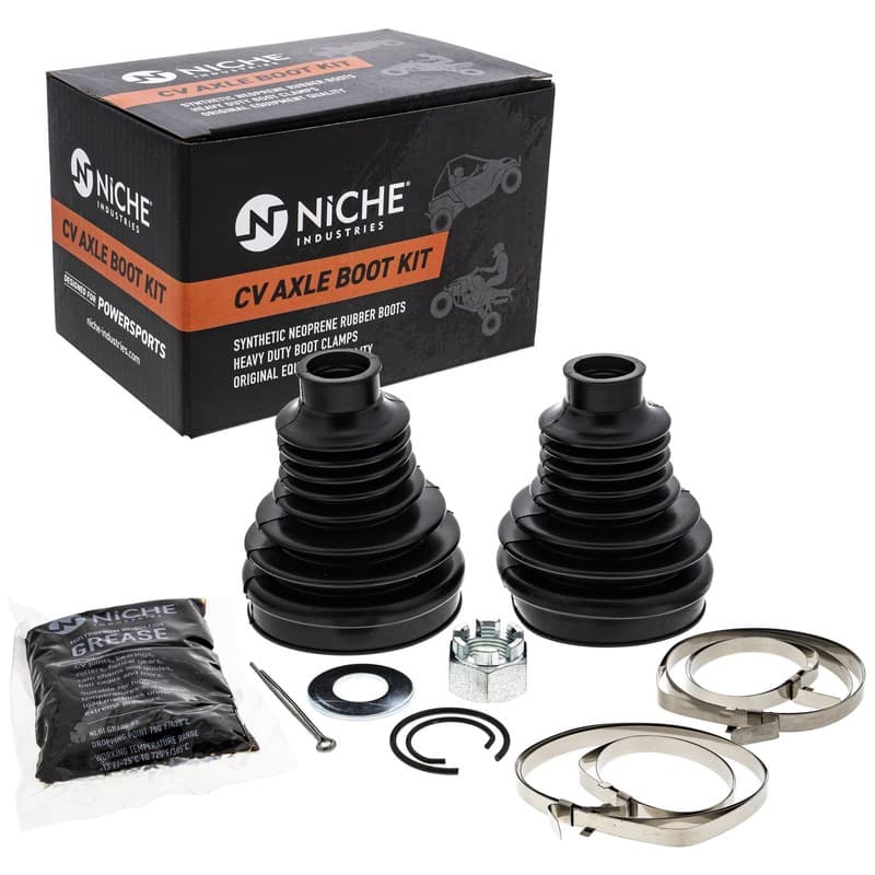 NICHE Rear CV Axle Boot Kit for Polaris 2203336 Sportsman 500 800 X2 700