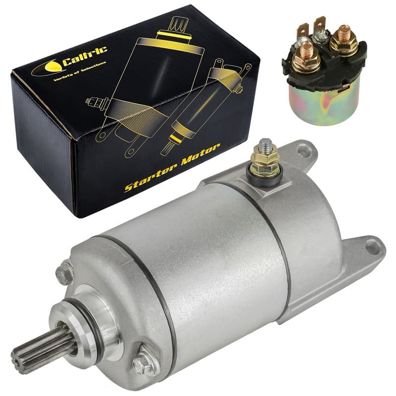 Starter And Relay Solenoid for Kawasaki Prairie 400 2X4 4X4 KVF400 1997-2002