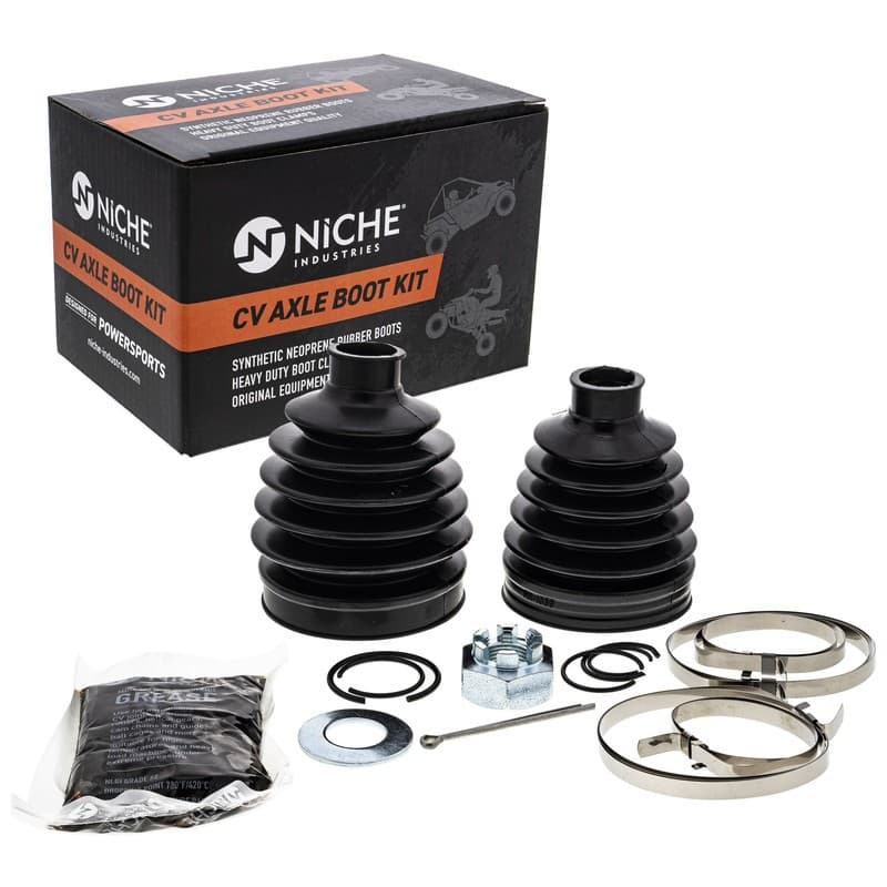 NICHE Front Rear CV Axle Boot Kit for Polaris 2204361 Sportsman 500 RZR 800 ATV
