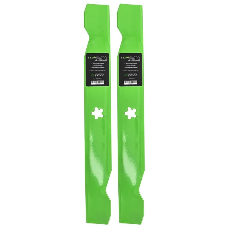 LawnRAZOR High Lift Blade Set for Husqvarna LT120 LTH130 LT125 LR120 2-Pack