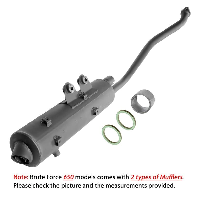 Exhaust Muffler W/Gasket For Kawasaki Brute Force 650 KVF650D KVF650 D 4X4 05-13