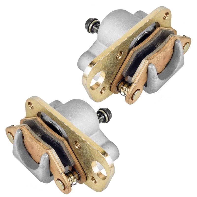 for Polaris Trail Boss 330 2005-2009 Front and Right Left Brake Caliper w/ Pads