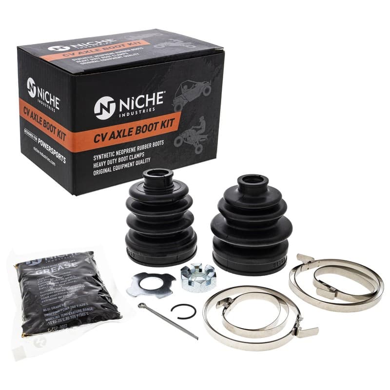 NICHE Front CV Axle Boot Kit for Suzuki 54931-31G02 King Quad 700 ATV