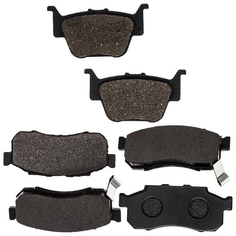 Brake Pad Kit for Honda Pioneer 700 500 06435-HN8-016 Front Rear Semi-Metallic