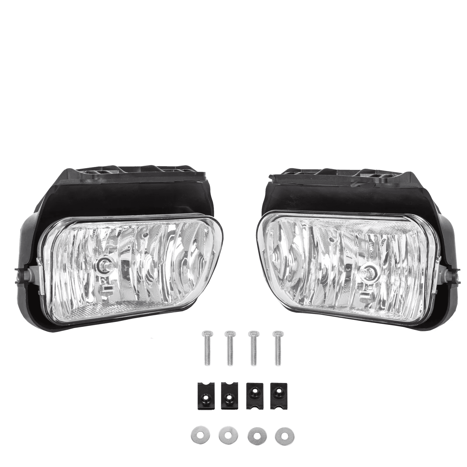 Bumper Fog Lights Lamp W/Bulb For Chevy Silverado Avalanche 2003-2006 Left+Right