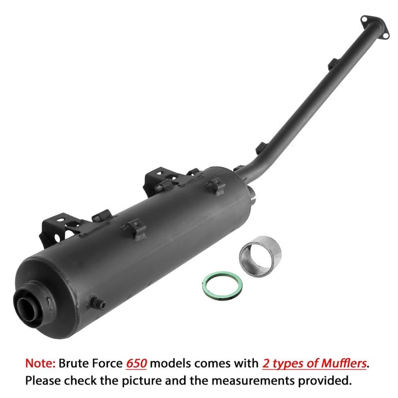 Exhaust Muffler W/Gasket For Kawasaki Brute Force 650 KVF650 4X4I Injector 06-13