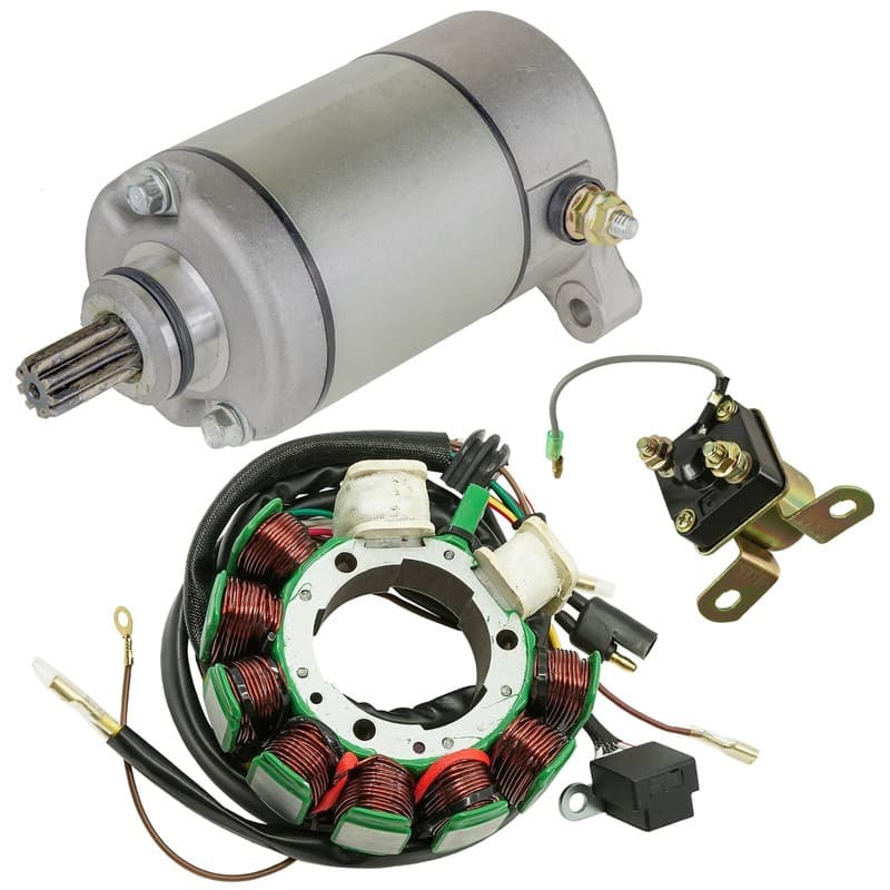 Stator for Polaris Sportsman 500 Starter & Solenoid 1998 1999 2000 2001 Atv New