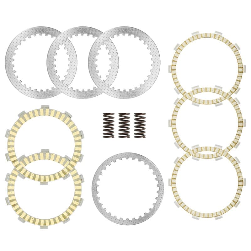 Clutch Friction Steel Plates Springs Kit for Kawasaki Ninja 400 EX400 2018 -2024