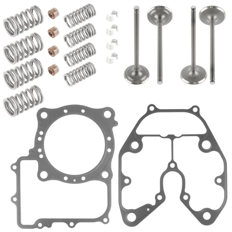 Cylinder Head Gasket and Valve Kit for Honda Pioneer 700 700-4 SXS700M 2014-26