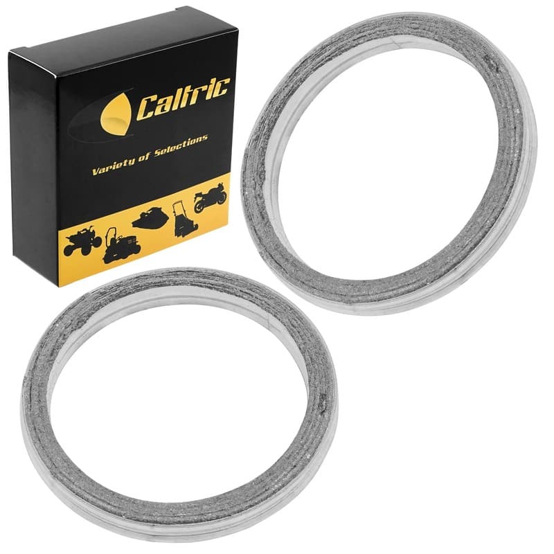 2 Exhaust Muffler Gasket for Suzuki VS1400GLP Intruder 1400 1987 1988 1990-2004