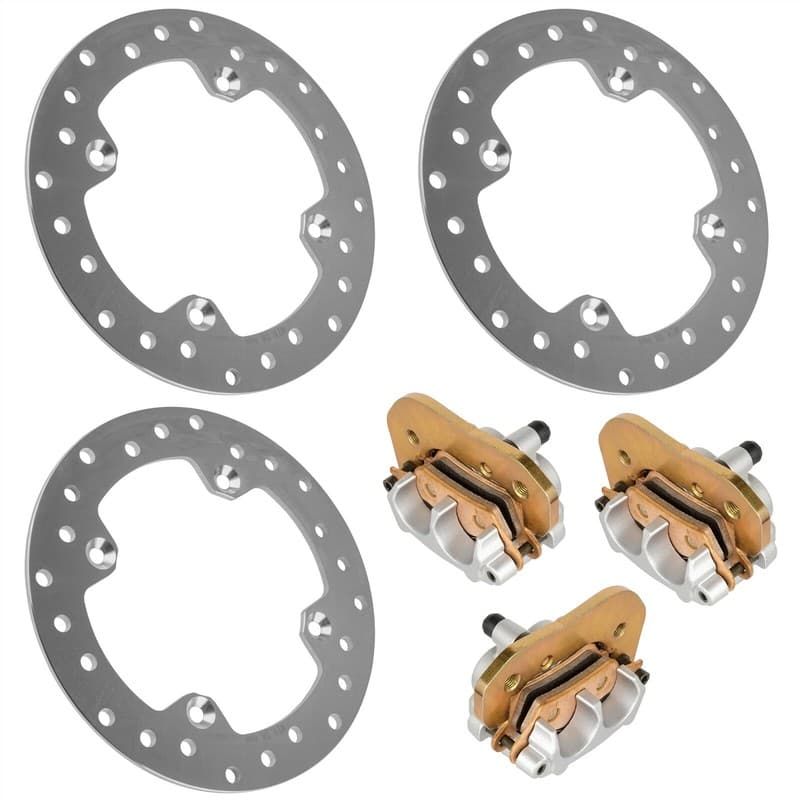 Front/Rear Brake Disc & Caliper Kit for CanAm Outlander 1000R 4x4 XT 2018-2022