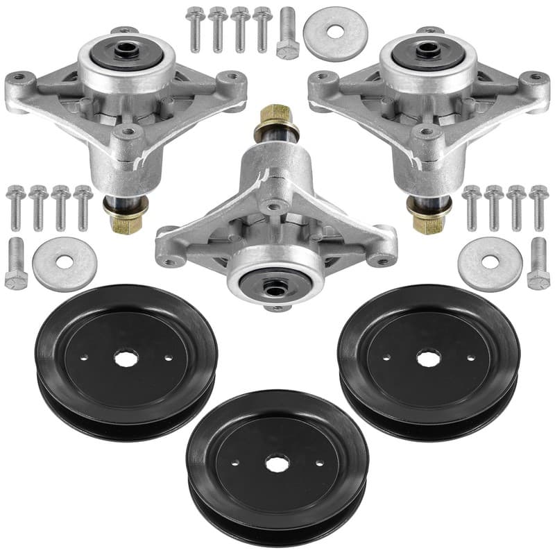 604214 603988 52" Deck Spindle & Pulley For Hustller Raptor Limited Raptor EX