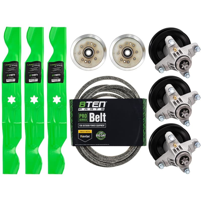 Deck Rebuild Kit Blade Spindle Belt Idler for Cub Cadet MTD LGT1050 50 Inch
