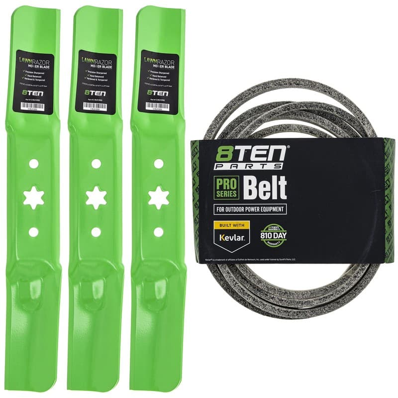 Deck Kit Blade Belt for MTD G8300 Cub Cadet XT1 GT50 Troy Bilt TB2350 50 Inch