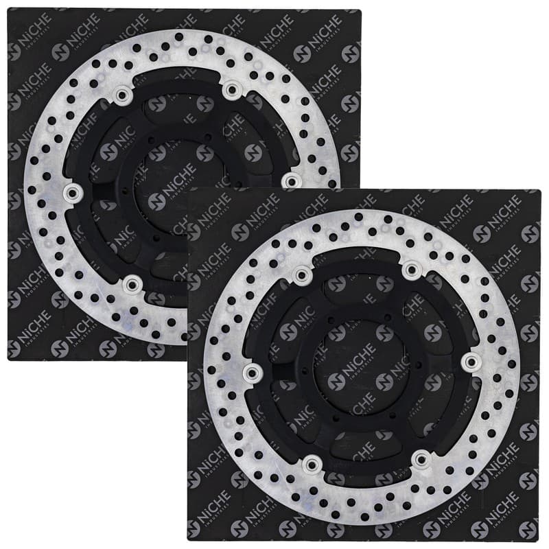 NICHE Front Brake Rotor Set For Honda CBR1000RR 45120-MEL-003 45220-MEL-003