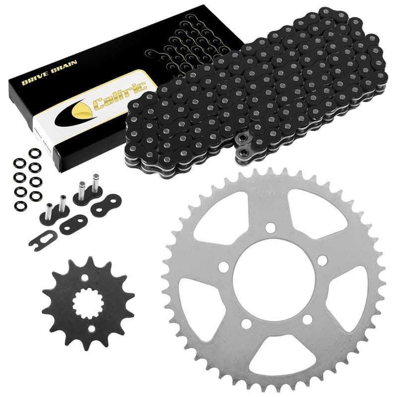 Black O-Ring Drive Chain & Sprocket Kit for Suzuki GSX600F Katana 600 1989-1991