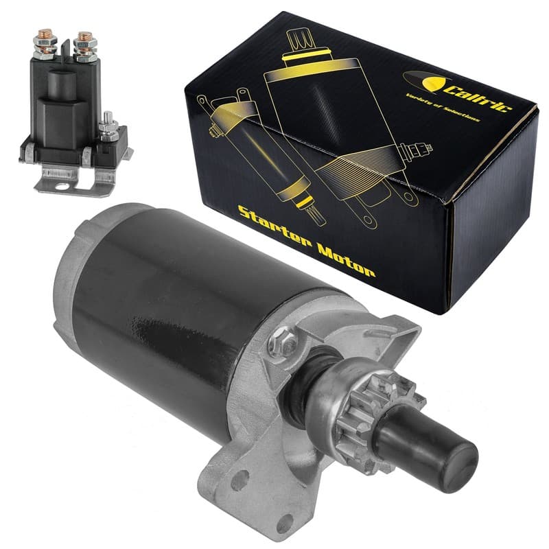 Starter & Solenoid for John Deere F910 420 318 AM30182 AM52191 HE1911567