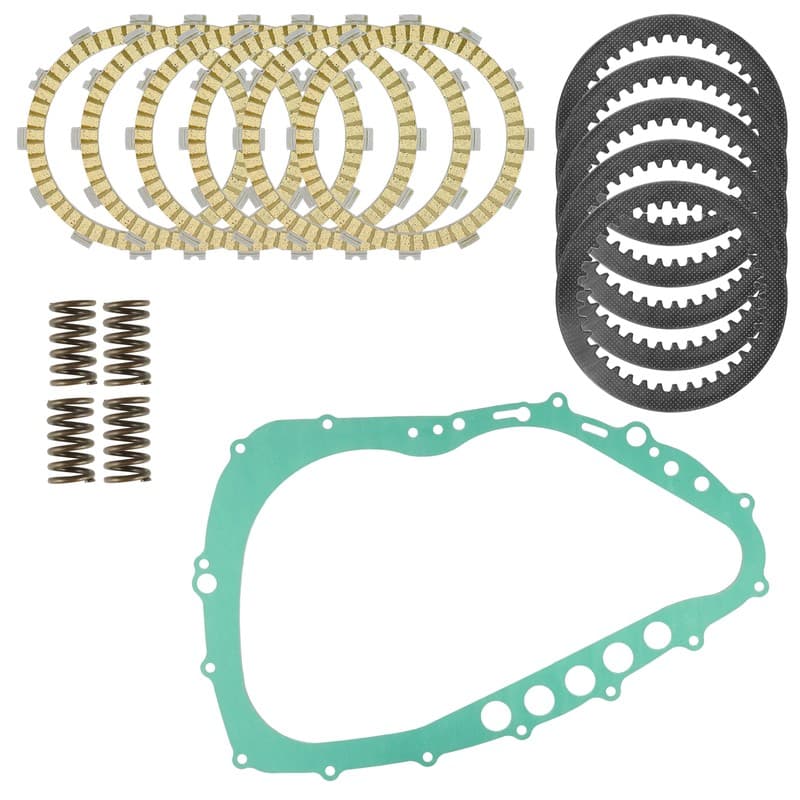 Clutch Friction Steel Plates Gasket Kit for Suzuki LT-F500F Vinson 500 2003-2007