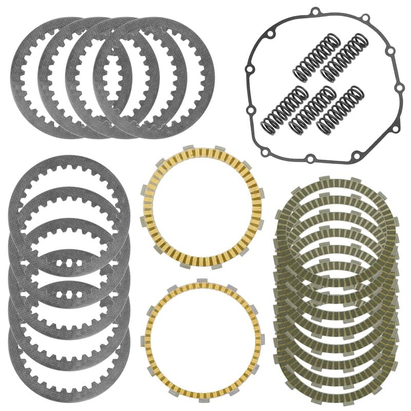 Clutch Friction Steel Plates Gasket Kit for Kawasaki Ninja ZX-14 ZX1400 2006-11