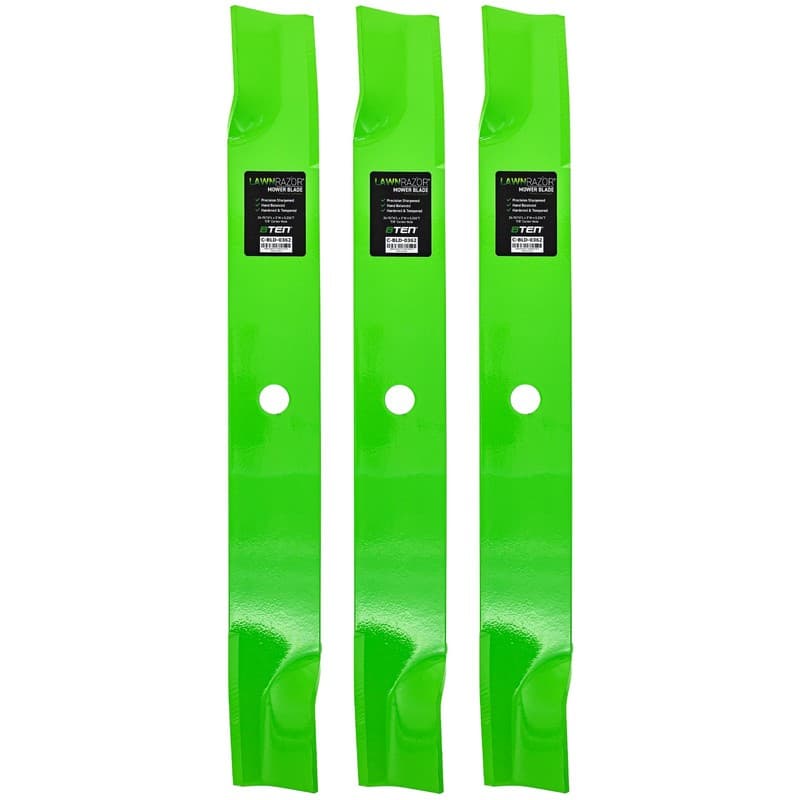 8TEN LawnRAZOR Blade for John Deere Z860A 72 Inch Deck TCU15882 High Lift 3 Pack