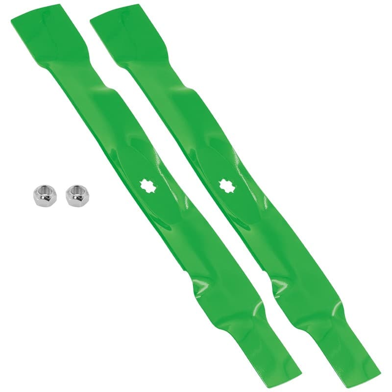 42" Deck Mulching Blade & Nut For John Deere LT180 X300 X300R X304 X305R X310