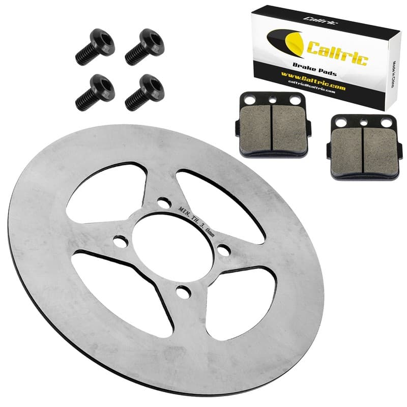 Rear Right Brake Disc with Brake Pads & Bolts for Yamaha 5TG-2582W-00-00