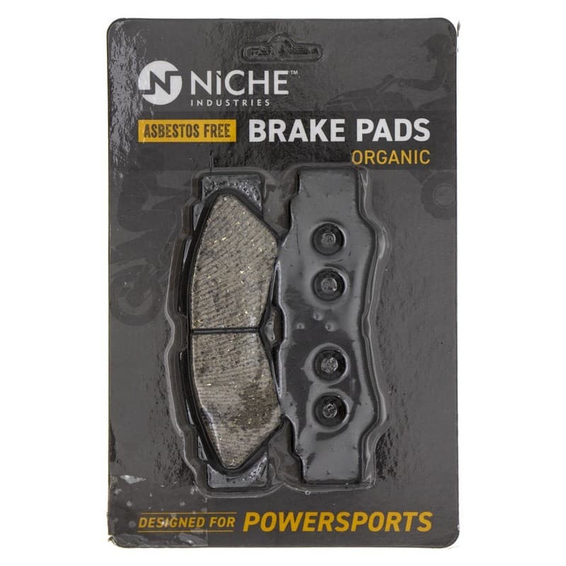 NICHE Brake Pad Set for Yamaha 2HC-25806-00-00 Rear Left Right Organic YXZ1000R
