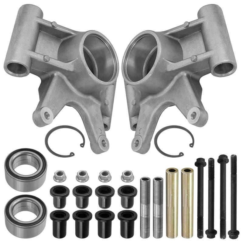 Rear Knuckles & Bearing Bushings For Polaris Scrambler 850 13-26 XP 1000 14-26