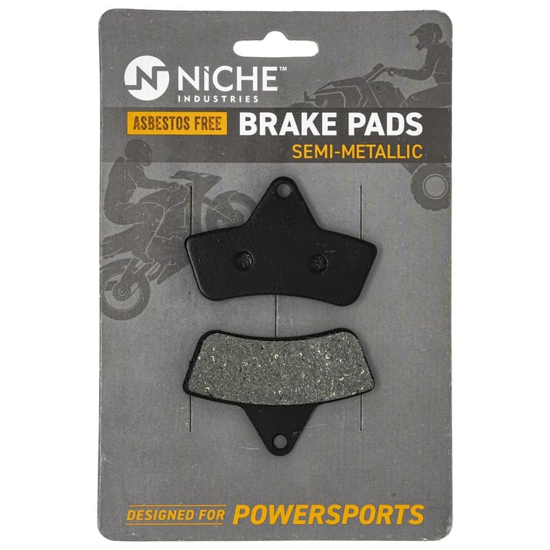 NICHE Brake Pad Set for Arctic Cat 1402-126 0402-882 Front Rear Semi-Metallic