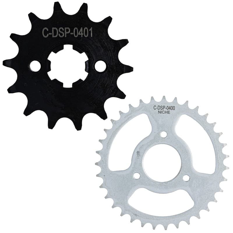 NICHE 428 Pitch Front 14T Rear 35T Drive Sprocket Kit Yamaha Grizzly 90 Raptor