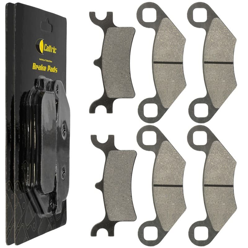 Caltric Front and Rear Brake Pads for Polaris Sportsman 500 HO 4X4 2003-2010